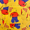 Fuck Em Up Lego Minifigure Sticker