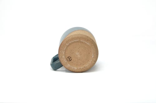 Image of Classic Angled Dip Mug - Cerulean, Speckled Clay