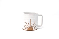 Image 1 of Sunrise Mug - Alabaster, Speckled Clay