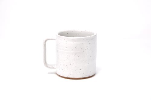 Image of Sunrise Mug - Alabaster, Speckled Clay
