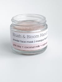 powder pink clay mask