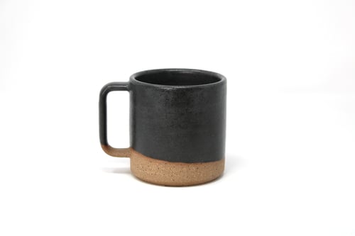 Image of Classic 3/4 Dip Mug - Charcoal, Speckled Clay