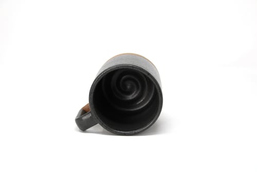 Image of Classic 3/4 Dip Mug - Charcoal, Speckled Clay