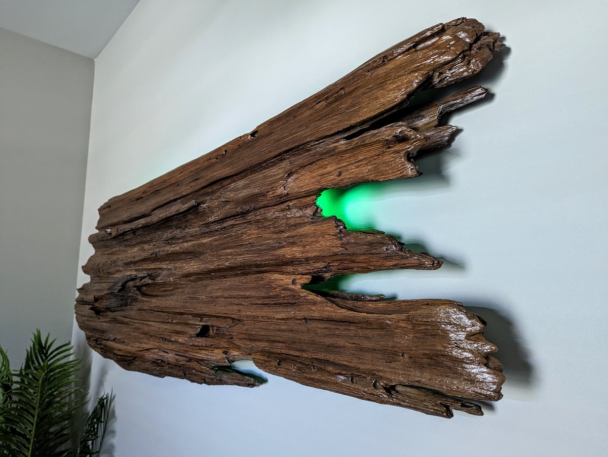 Louisiana Sinker Cypress Live Edge Wall Art Big Cypress