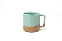 Image 1 of Classic 3/4 Dip Mug - Seafoam, Speckled Clay