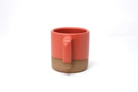 Image 2 of Classic 3/4 Dip Mug - Coral, Speckled Clay