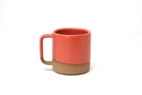 Image 3 of Classic 3/4 Dip Mug - Coral, Speckled Clay
