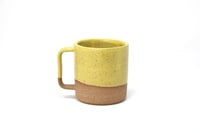 Image 1 of Classic 3/4 Dip Mug - Lemon Creme, Speckled Clay