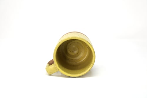 Image of Classic 3/4 Dip Mug - Lemon Creme, Speckled Clay