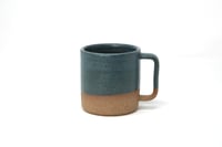 Image 1 of Classic 3/4 Dip Mug - Cerulean, Speckled Clay