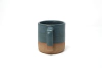 Image 2 of Classic 3/4 Dip Mug - Cerulean, Speckled Clay