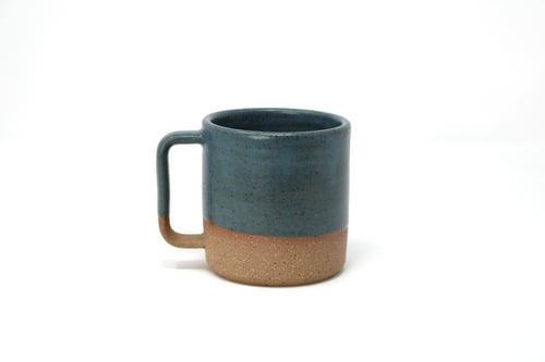 Image of Classic 3/4 Dip Mug - Cerulean, Speckled Clay