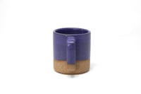 Image 2 of Classic 3/4 Dipped Mug - Lapis, Speckled Clay
