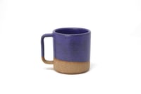 Image 3 of Classic 3/4 Dipped Mug - Lapis, Speckled Clay