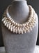 Image of MULTI STRAND SHELL NECKLACE/EARRING SET 