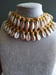 Image of DOUBLE STRAND SHELL NECKLACE W/BEIGE BEADS