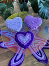 Purple Heart Coasters 