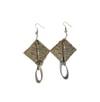 Lead Me Denim Earrings