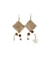 Watch Me Grow Denim Earrings