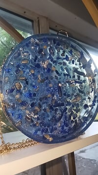 Lapis Lazuli clutch purse