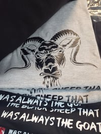 Image 1 of Grey an Black Black Sheep Long Sleev
