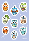 silly starter sticker sheet