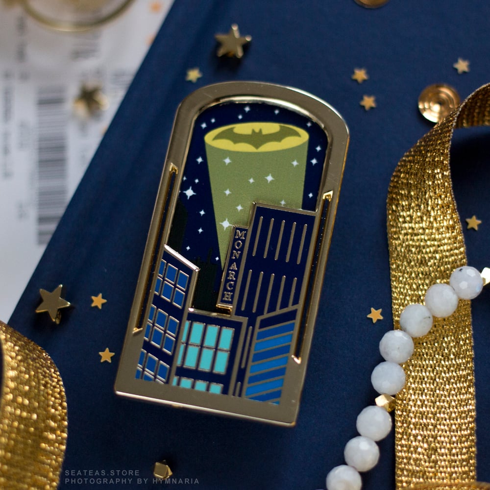 Image of Monarch Signal Double Layer Hard Enamel Pin
