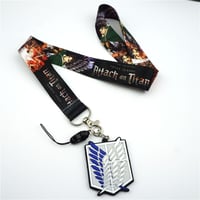 Attack On Titan Scout Regiment Lanyard Keychain