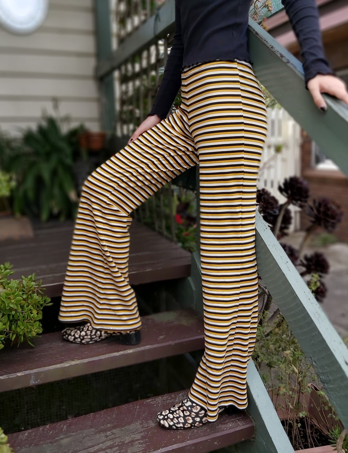 Image of KAT Pants - Sahara stripe