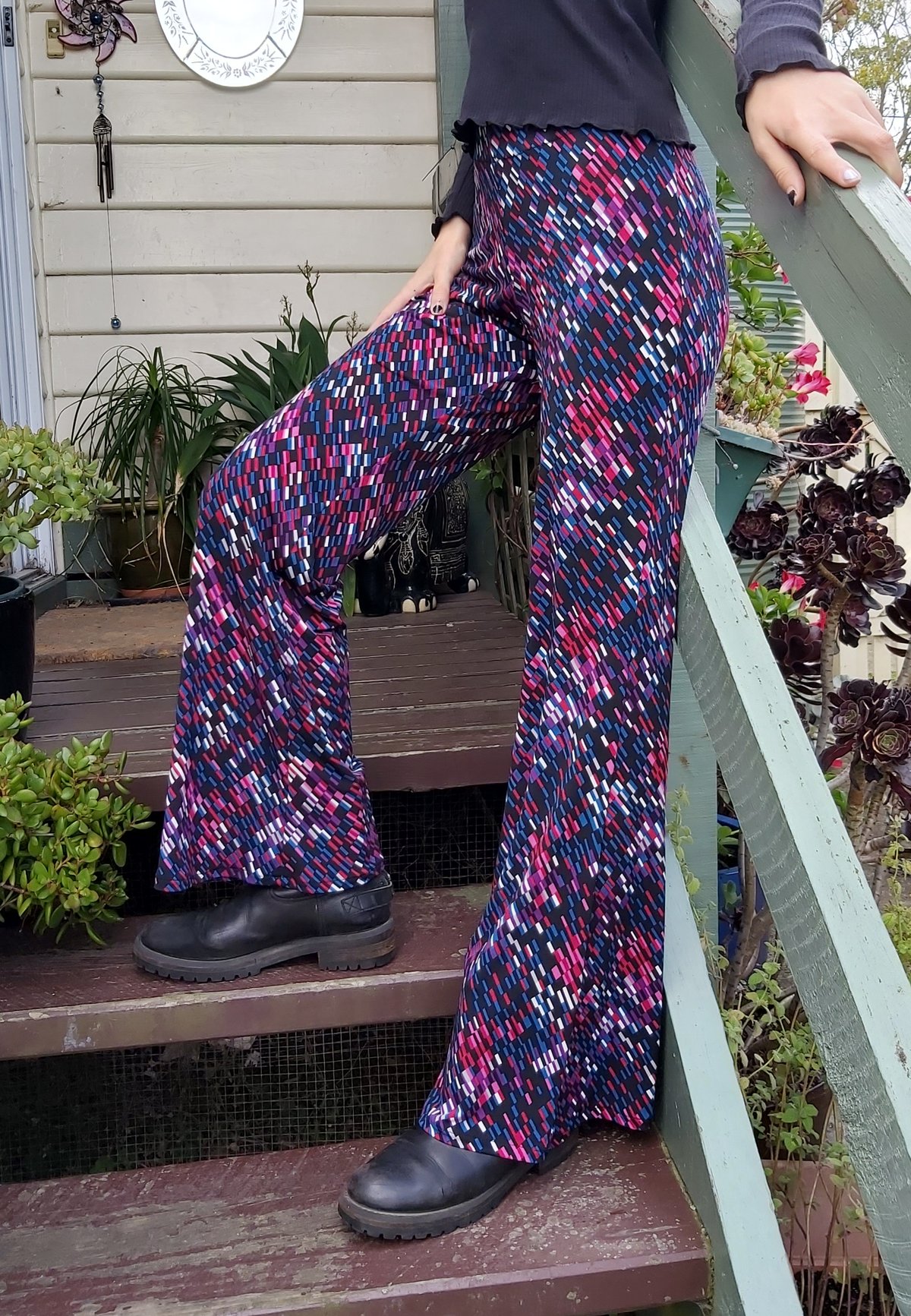 Image of Purple Static KAT Pants