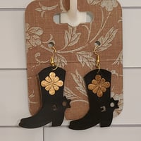 Image 2 of Cowgirl Boots Earrings