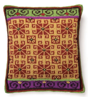 Image of Knit PDF - Marrakesh Market Pillows
