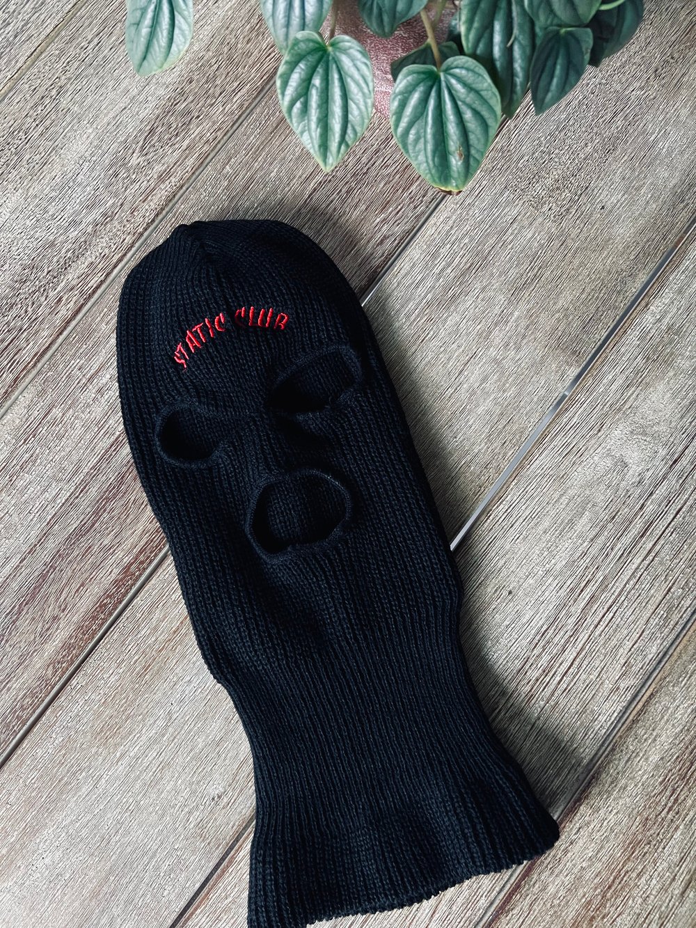 Red Ski Mask