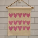 Heart Galore Organic cotton sign