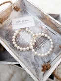Dianey Pearl Hoop Earrings 