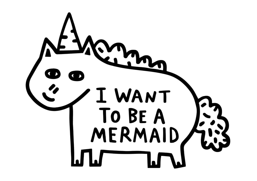 Image of Mermaid Print 