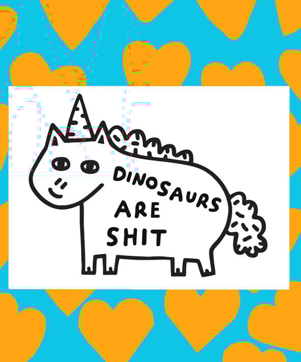 Image of Dinosaurs Print