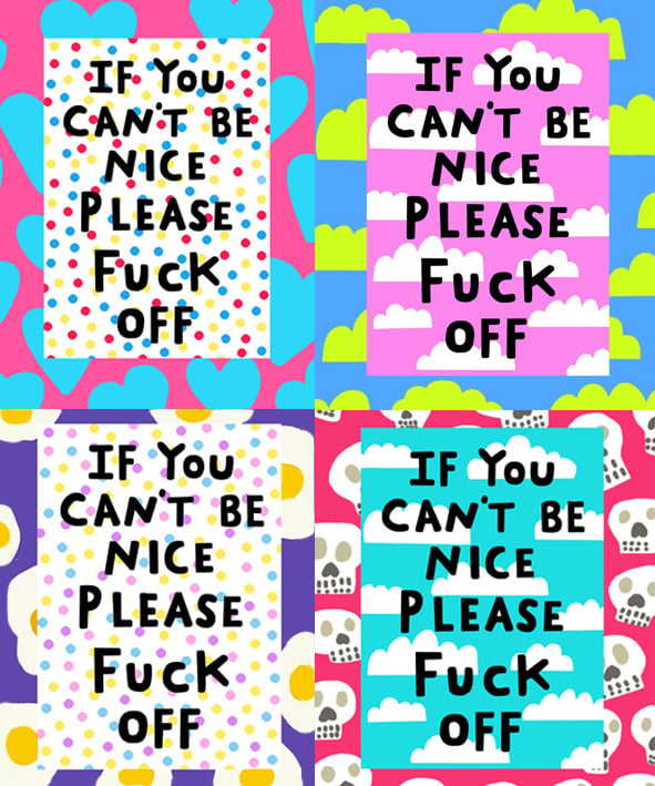 Image of Be Nice Prints 