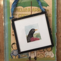 Image 2 of Blackbird In The Field Hand Painting
