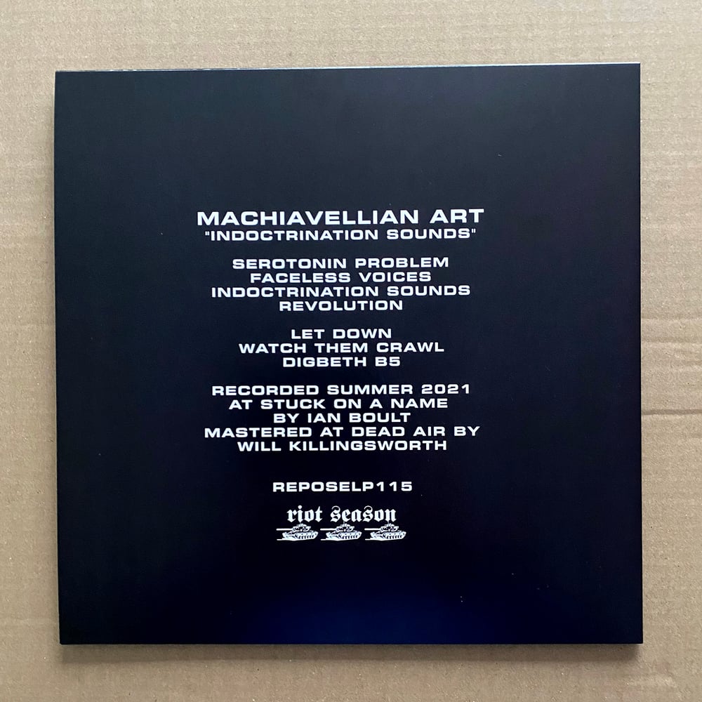 MACHIAVELLIAN ART ‘Indoctrination Sounds’ Vinyl LP
