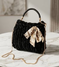 Image 1 of Large Hand-Knitted Handbag (made to order)