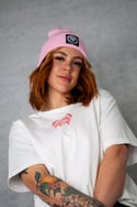 Pink Legacy Patch Beanie