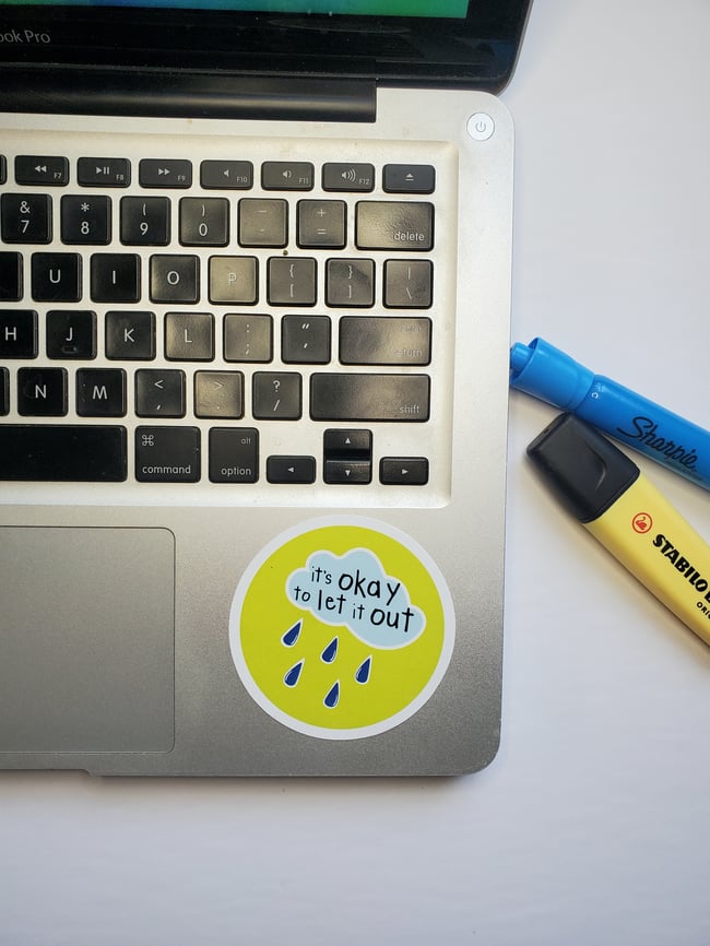 It's Okay to Let It Out Sticker