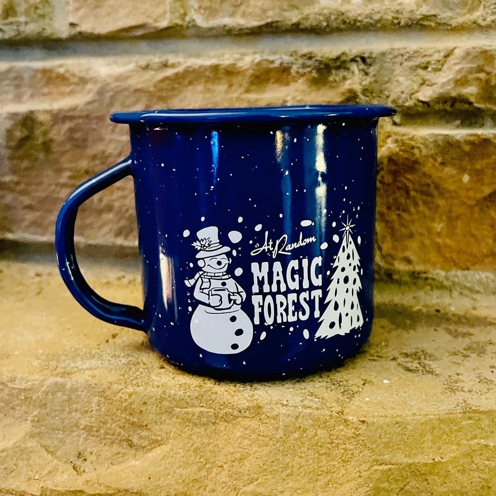 At Random MAGIC FOREST 12 oz Ltd Ed Metal Enamel Camp Mug