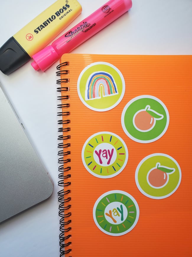 Happy Stickers - 5 Pack