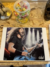 Image 4 of Dave Grohl - Rocking - Print 