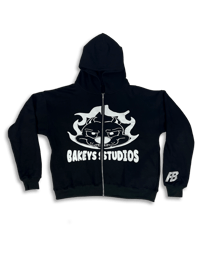 Image 1 of BAKEY'S OREO ZIP UP HOODIE