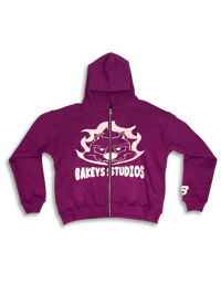 Image 1 of BAKEY'S ACAI ZIP UP HOODIE