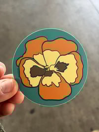 Pansy sticker
