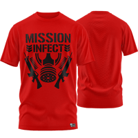 Image 1 of MISSION : INFECT New School T-Shirt (Red)